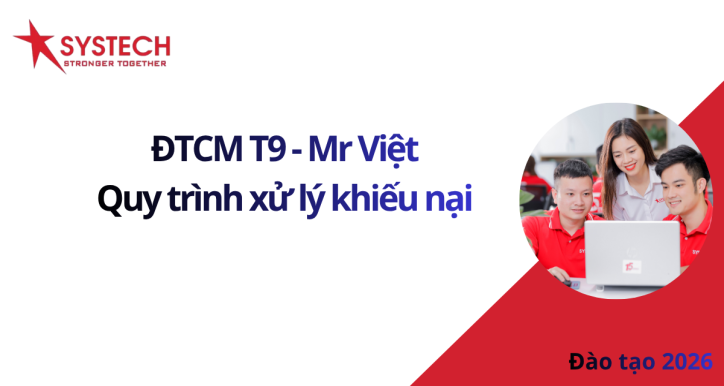 ĐTCM T9 - Đào tạo xử lý khiếu nại - Mr Việt