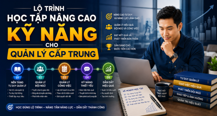 Lộ trình Học tập nâng cao Kỹ năng cho Quản lý cấp trung