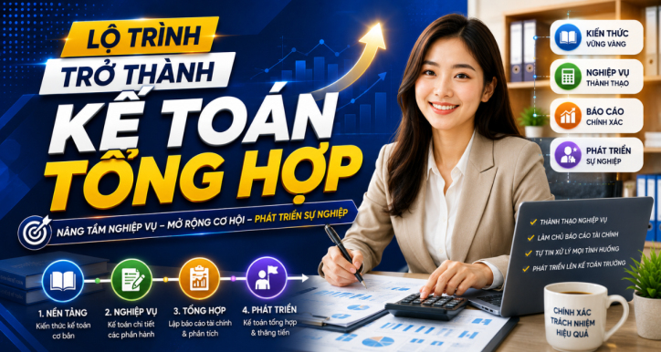 Lộ trình trở thành Kế toán Tổng hợp