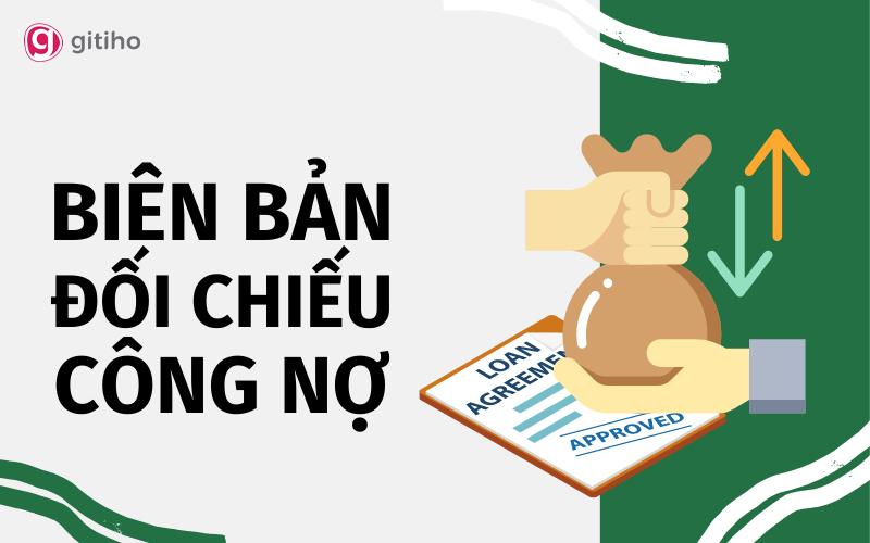 Cách lập mẫu biên bản đối chiếu công nợ tự động trên Excel