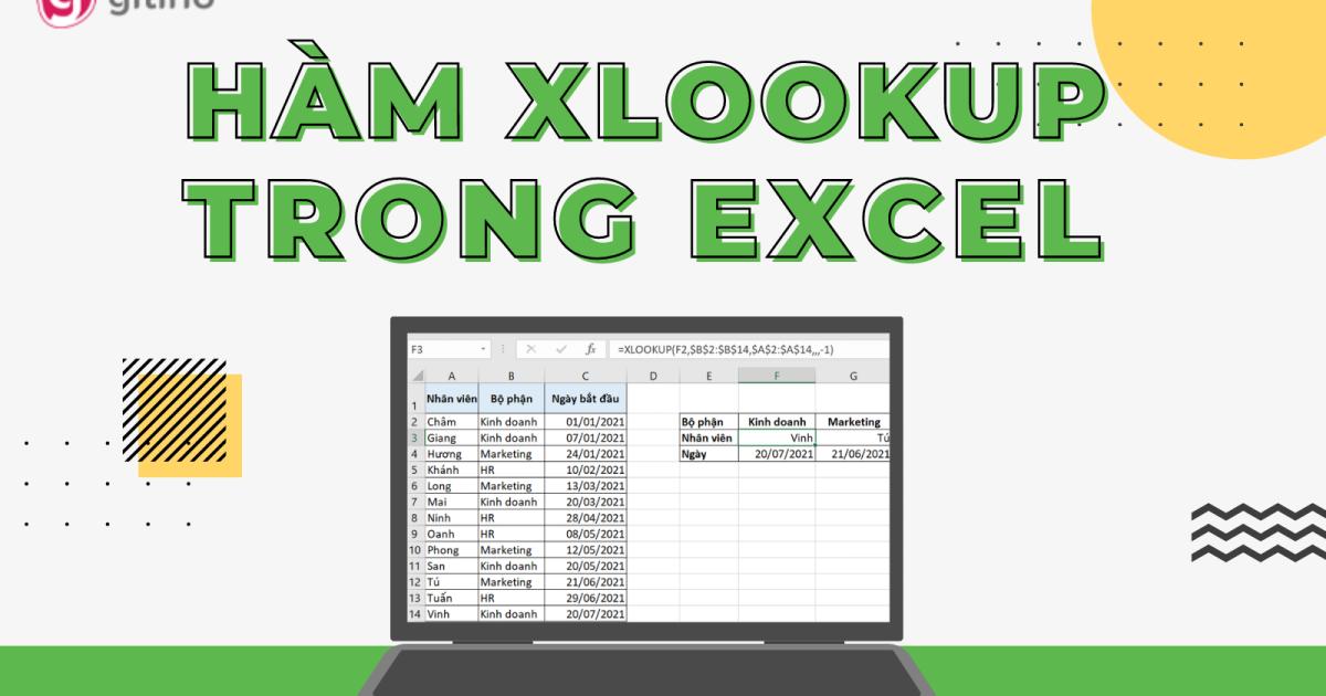 Cách dùng hàm XLOOKUP thay thế VLOOKUP và HLOOKUP trong Excel
