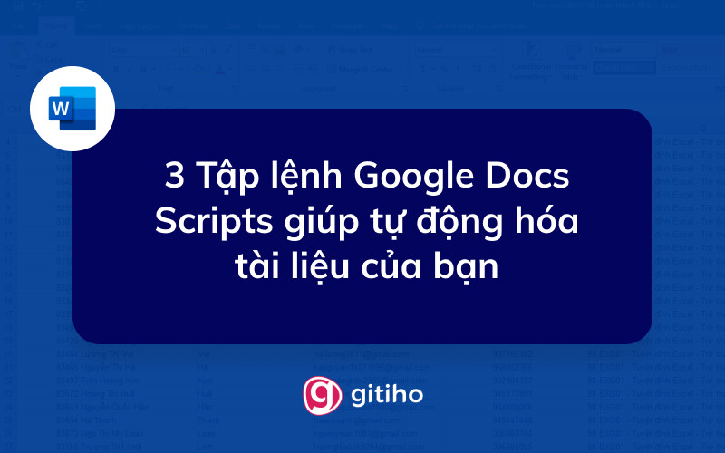 Sử dụng Google Scripts để thu thập dữ liệu tự động vào Google Docs