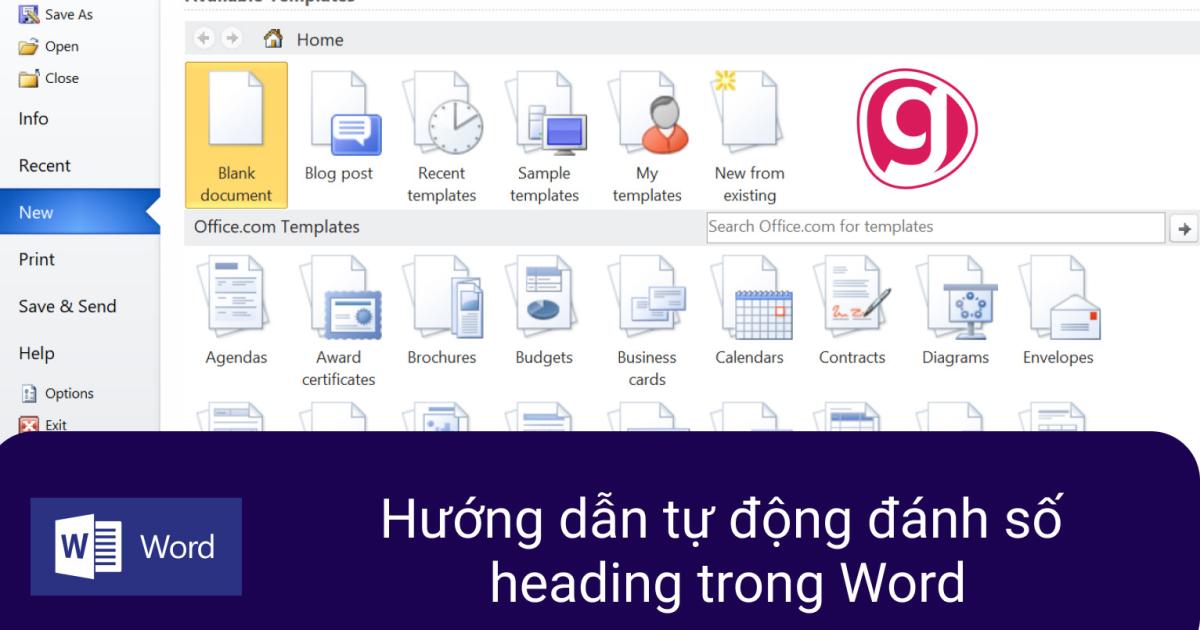 Hướng dẫn tự động đánh số thứ tự mục lục trong Word