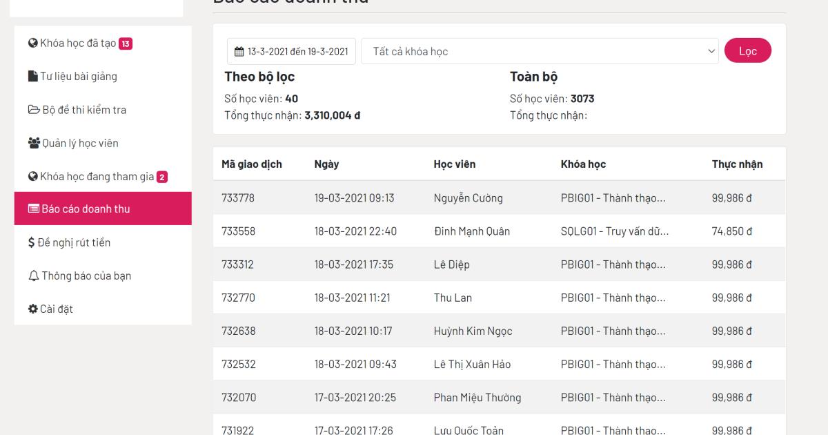 Chính sách Giảng viên Gitiho
