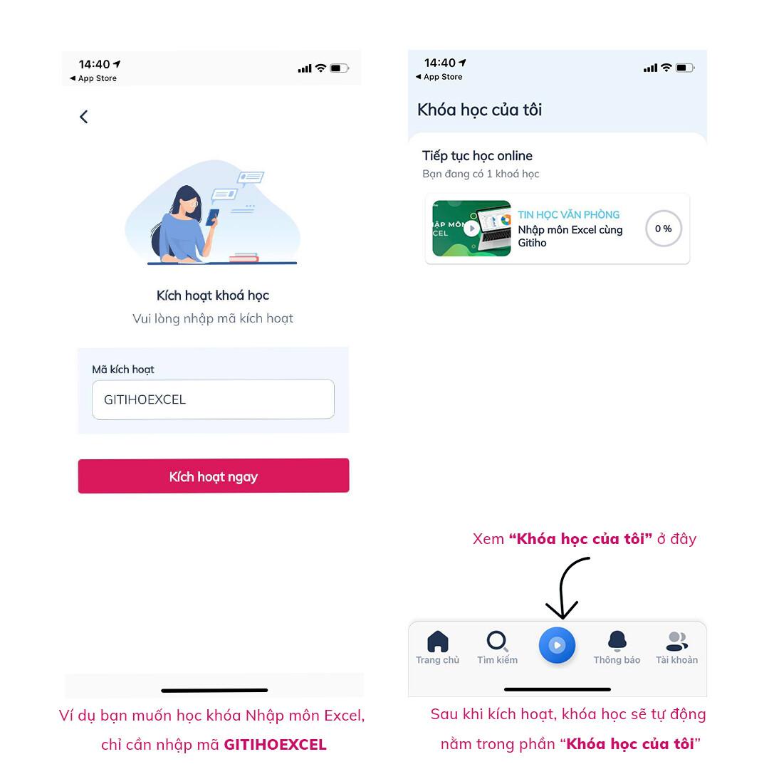 [Hot] Cách tải App và lấy khóa học Free trên Gitiho
