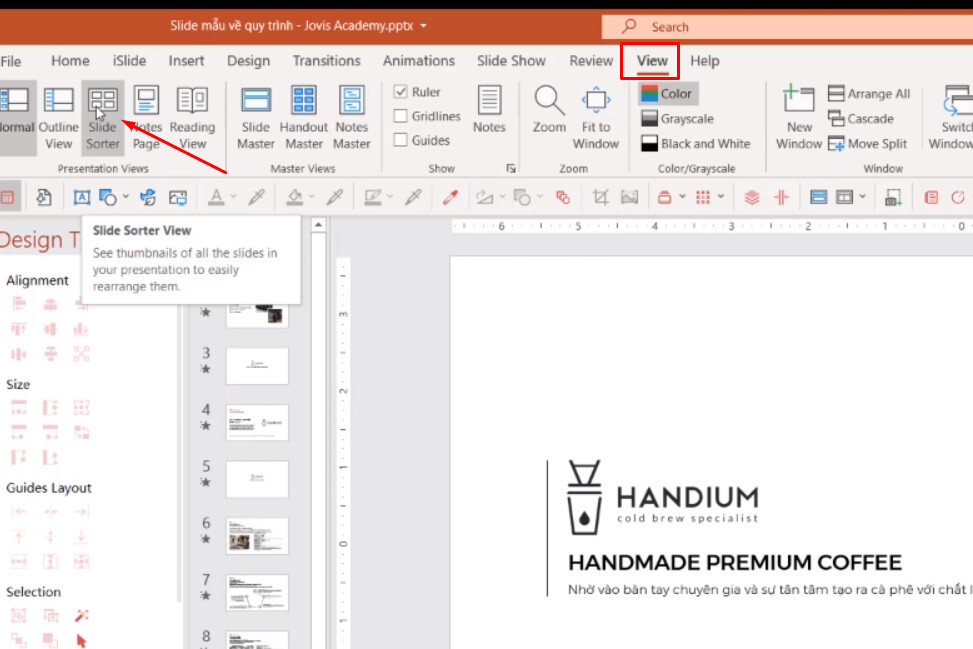 Thiết lập trang Slide, Xuất File, In ấn các slide đã tạo trên Powerpoint