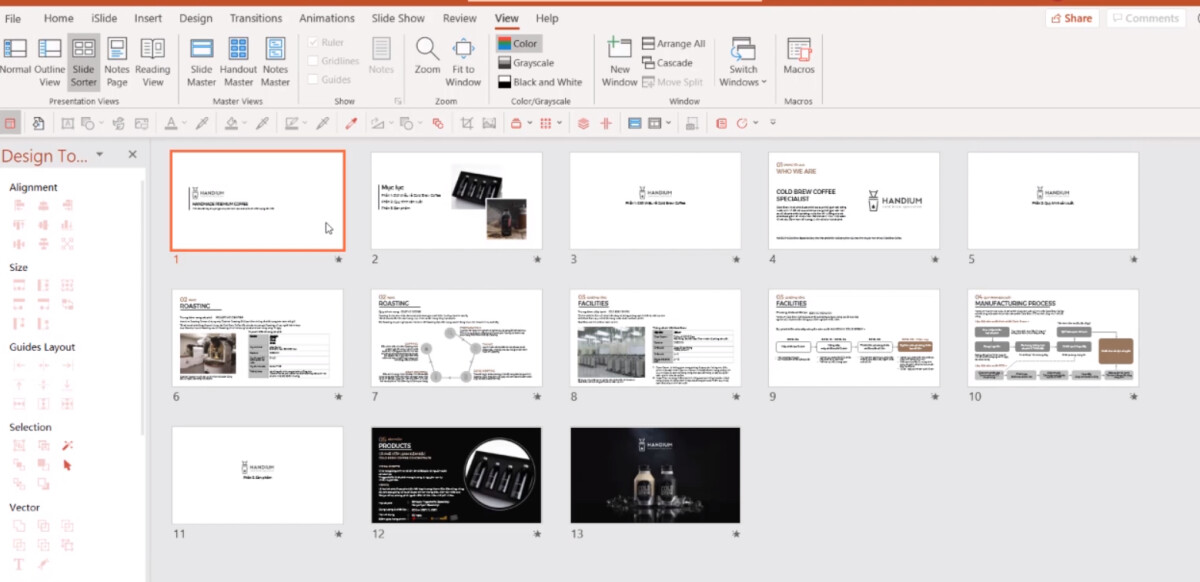 Thiết lập trang Slide, Xuất File, In ấn các slide đã tạo trên Powerpoint