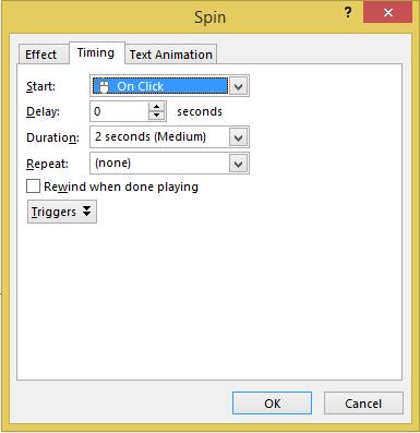 Cách tạo hiệu ứng cho chữ hoặc đoạn văn trong PowerPoint