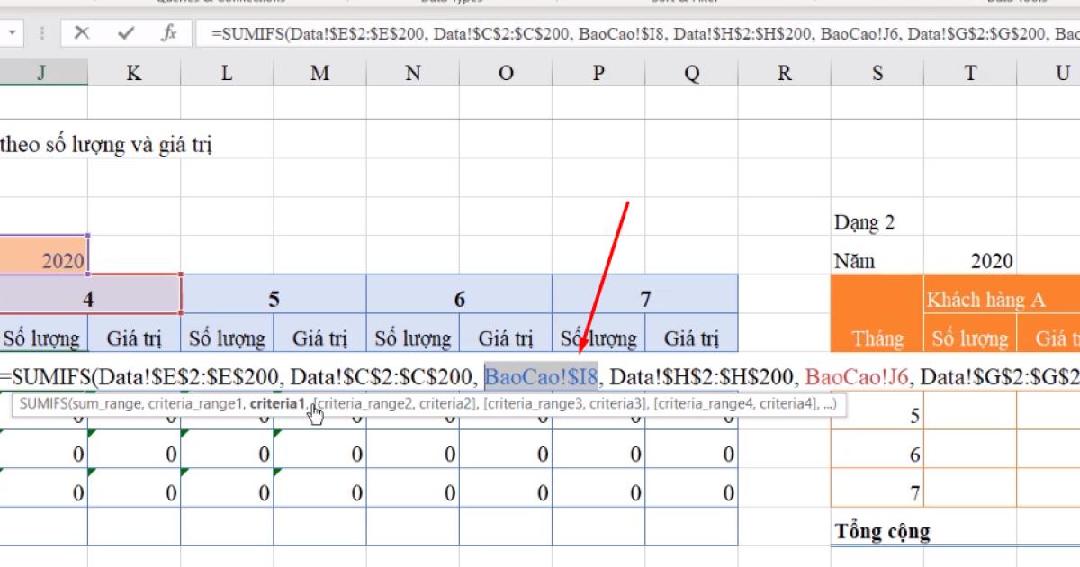 Nguyên tắc cố định tọa độ khi viết công thức tính trong Excel