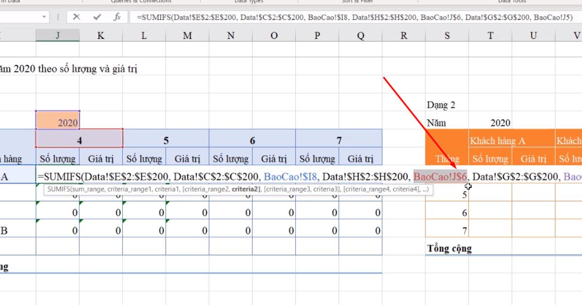 Nguyên tắc cố định tọa độ khi viết công thức tính trong Excel