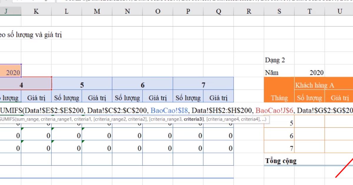 Nguyên tắc cố định tọa độ khi viết công thức tính trong Excel
