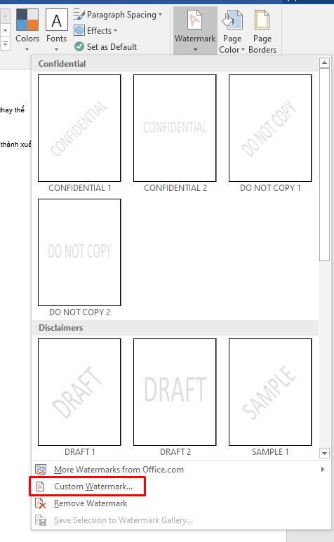 Hướng dẫn cách tạo hình ảnh mờ (Watermark) trong Word