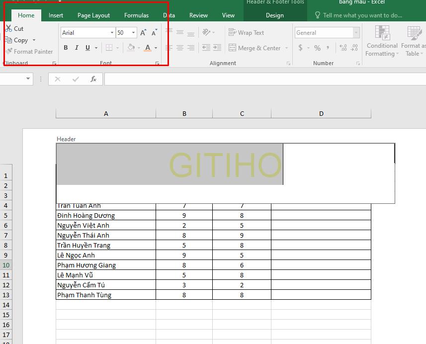 Hướng dẫn cách tạo dấu chìm (Watermark) trong Excel