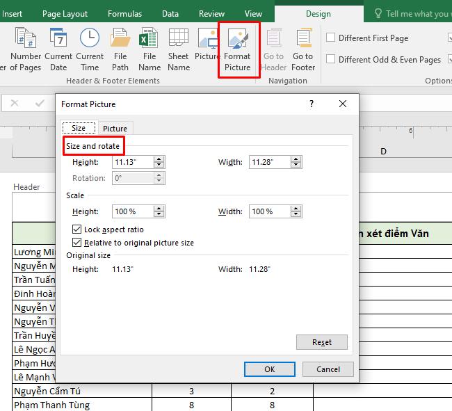 Hướng dẫn cách tạo dấu chìm (Watermark) trong Excel