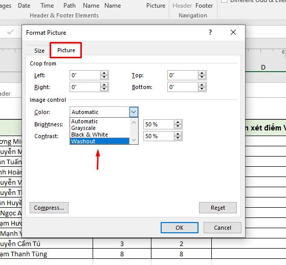 Hướng dẫn cách tạo dấu chìm (Watermark) trong Excel
