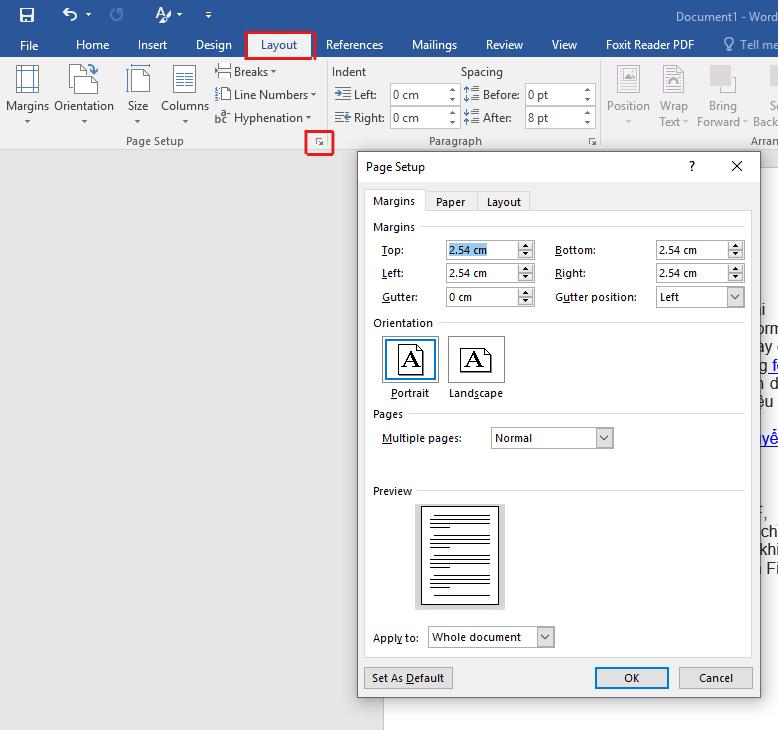 Cách định dạng và in ấn tài liệu trong Microsoft Word