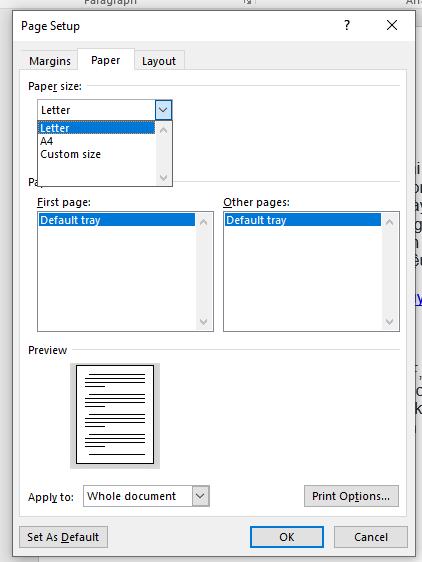 Cách định dạng và in ấn tài liệu trong Microsoft Word