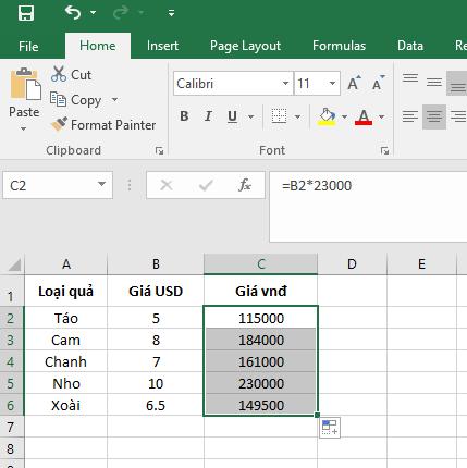 Tác dụng ký hiệu $ (Dollar) trong công thức Excel - Tham chiếu ô tương đối và tuyệt đối là gì?
