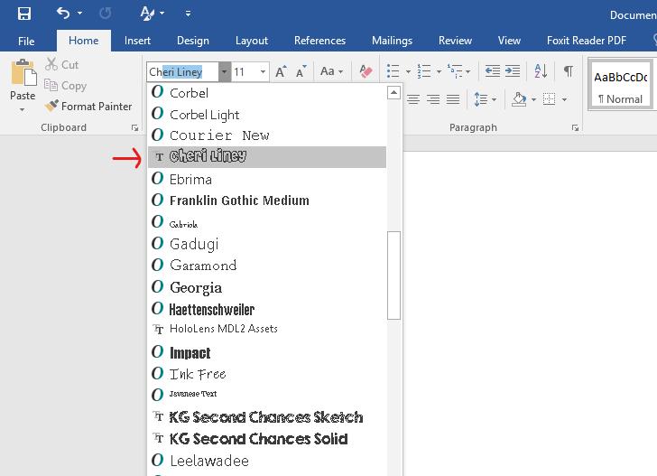 Cách tải và cài đặt font chữ trong Word