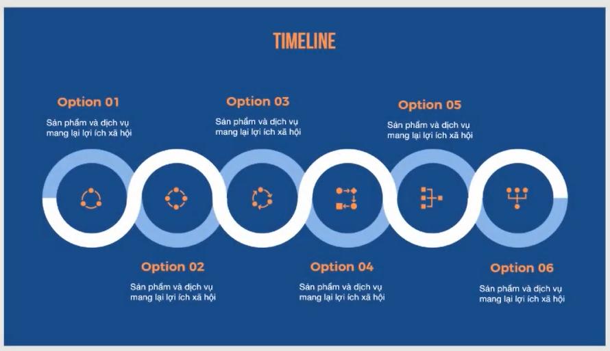 Hướng dẫn làm Infographic trên Powerpoint - Phần 4: Dạng Timeline