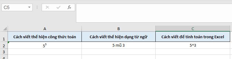 Hướng dẫn cách tính căn bậc 3 trong Excel