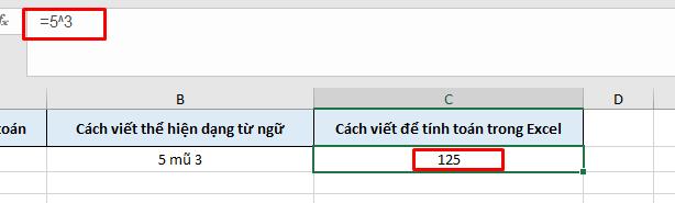 Hướng dẫn cách tính căn bậc 3 trong Excel