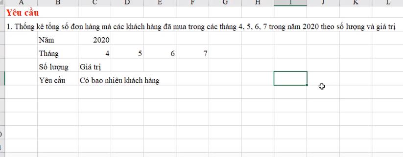 Hướng dẫn phân tích yêu cầu báo cáo, đảm bảo tính toán trong Excel