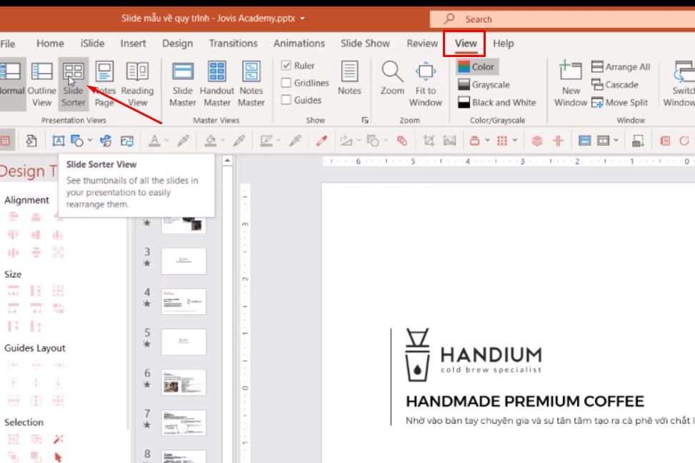 Thiết lập trang Slide, Xuất File, In ấn các slide đã tạo trên Powerpoint