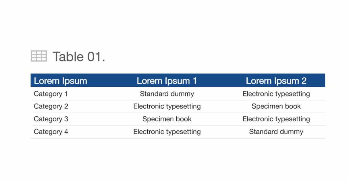 Cách trình bày bảng biểu, số liệu đẹp cho slide khi thiết kế Powerpoint