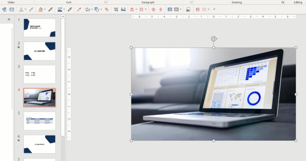 Cách trình bày bảng biểu, số liệu đẹp cho slide khi thiết kế Powerpoint