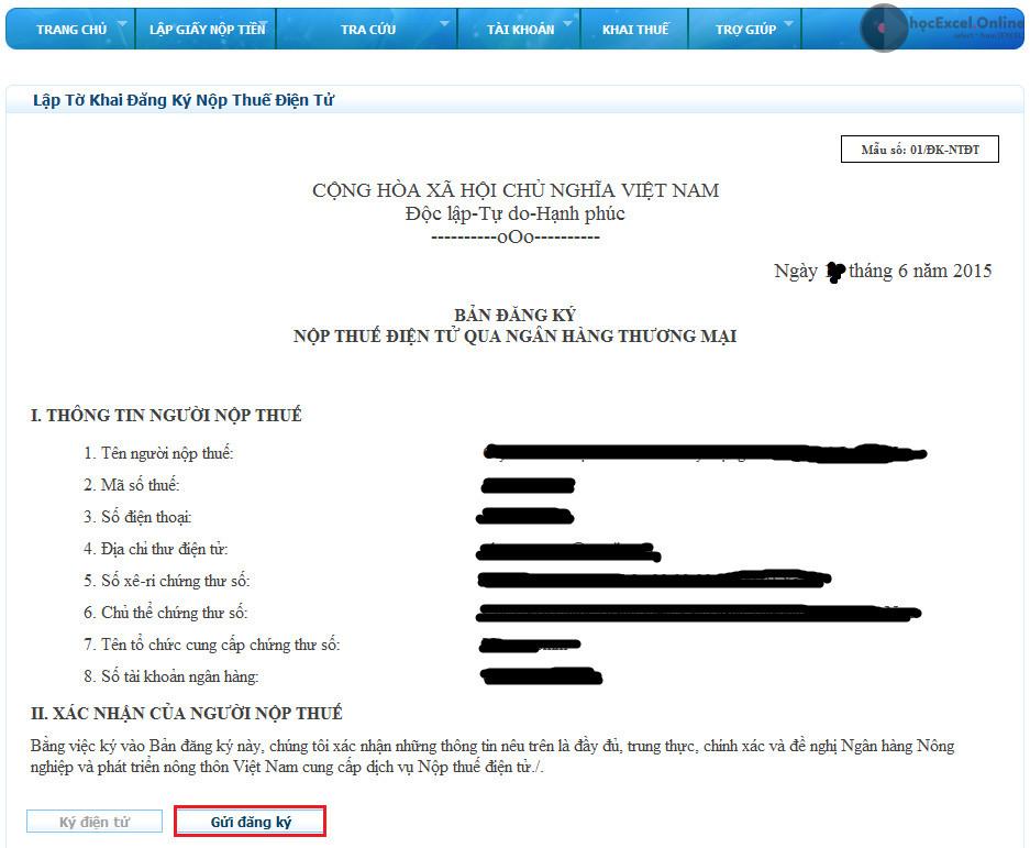 Cách đăng ký nộp thuế điện tử mới nhất 2021