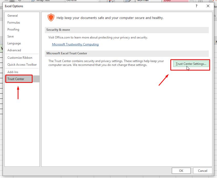 Hướng dẫn cách chạy file Macro, file VBA đuôi xlsm trong Excel