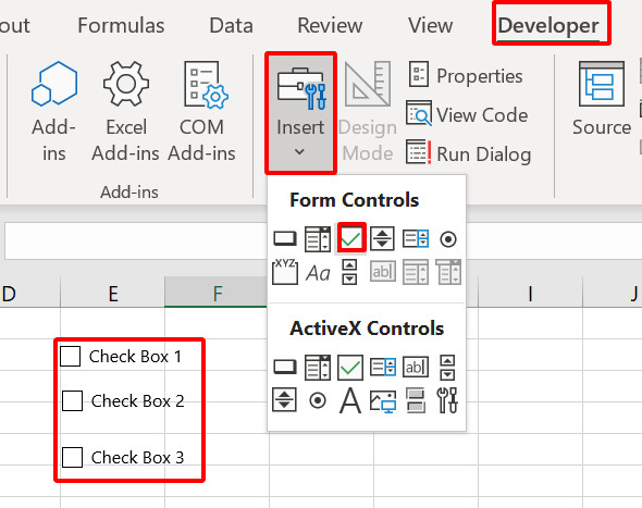 Tất tần tật về Dấu kiểm (Checkmark) và Hộp kiểm (Checkbox) trong Excel