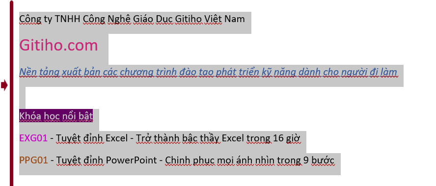 Cách căn lề đều 2 bên văn bản