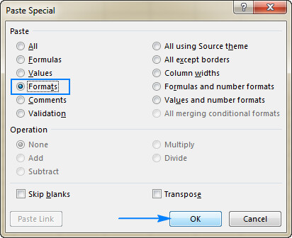 Cách dùng phím tắt Format Painter và sao chép định hình nhập Excel