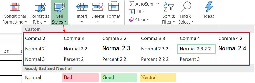 CÁCH XÓA CÁC ĐỊNH DẠNG THIẾT KẾ RÁC (DELETE STYLES) TRONG EXCEL PHIÊN BẢN 2010, 2013, 2016