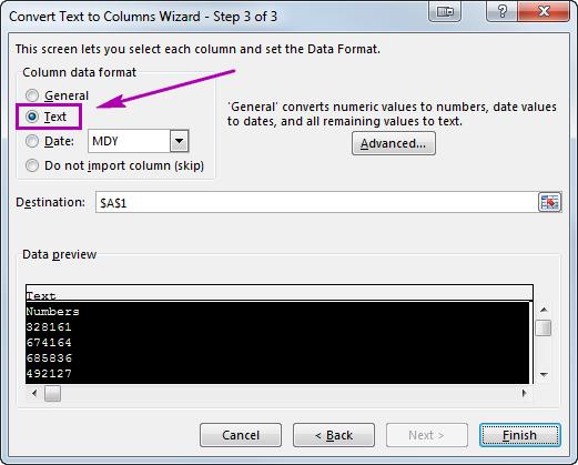 Sử dụng TEXT TO COLUMNS để định dạng Text trong Excel 3