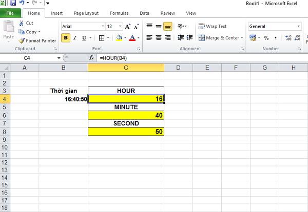 CÁCH SỬ DỤNG HÀM TIME VÀ HÀM SUMPRODUCT NÂNG CAO TRONG EXCEL