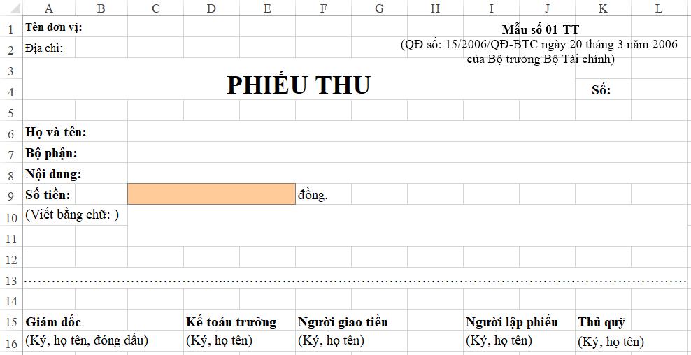 ví dụ cách ghi số tiền bằng chữ
