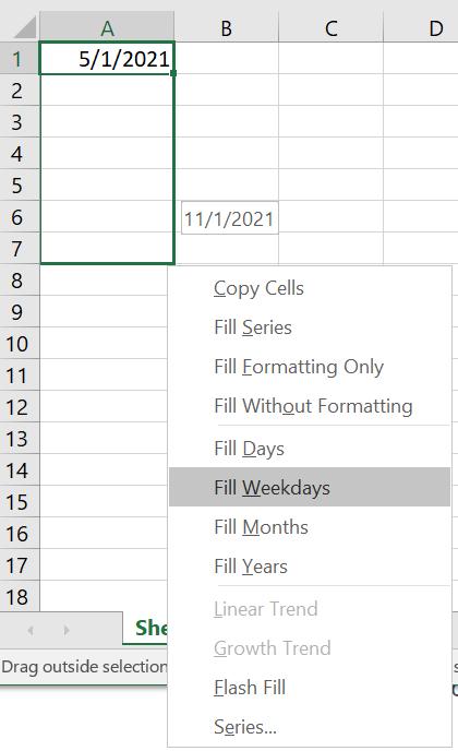 Cài đặt cho phép lặp lại trên Excel