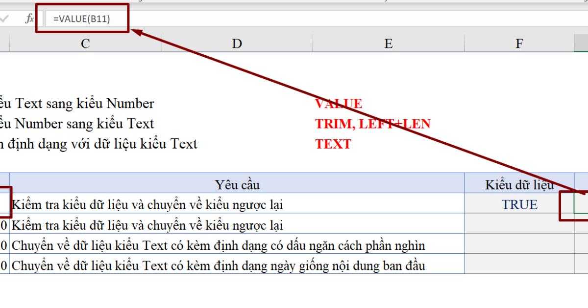 Cách xử lý dữ liệu dạng Text với các hàm trong Excel (Phần 5)