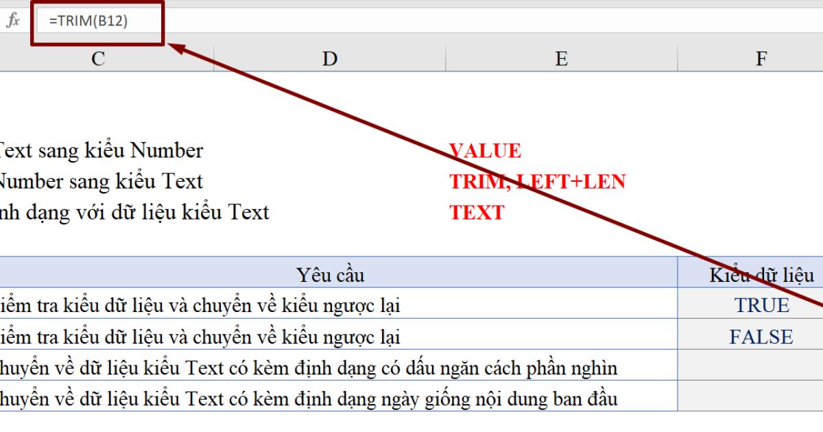 Cách xử lý dữ liệu dạng Text với các hàm trong Excel (Phần 5)