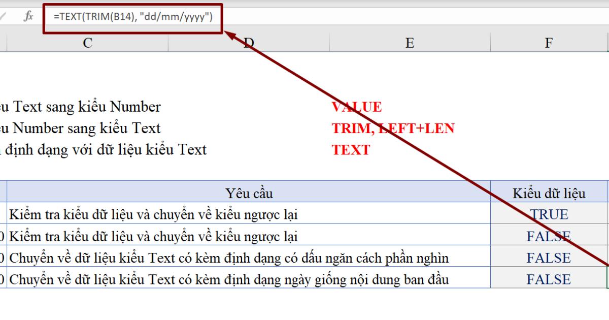 Cách xử lý dữ liệu dạng Text với các hàm trong Excel (Phần 5)