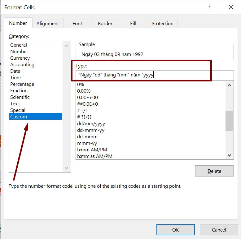 Hàm với dữ liệu Date - Time: Hàm với định dạng ngày tháng trong Excel