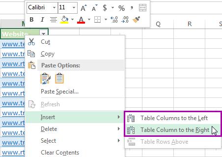 HƯỚNG DẪN CÁCH THÊM CỘT TRONG EXCEL