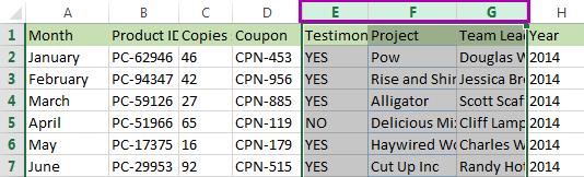 HƯỚNG DẪN CÁCH THÊM CỘT TRONG EXCEL