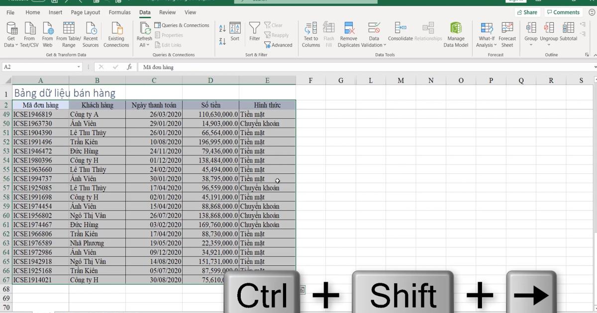 Cách lọc dữ liệu trong Excel-Phần 1: Cách tạo và sử dụng bộ lọc Filter