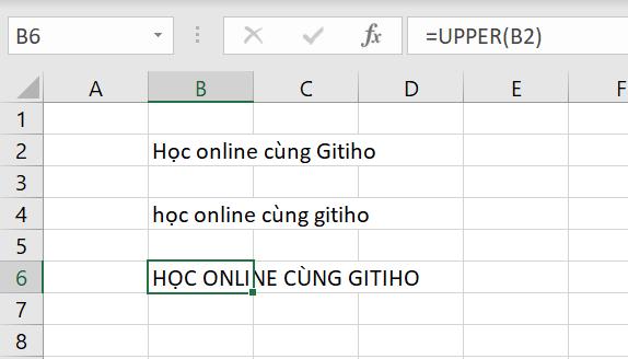 CÁCH SỬ DỤNG HÀM CHUYỂN FONT CHỮ TRONG EXCEL