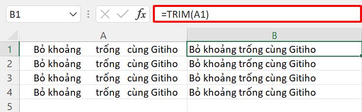 Tổng hợp các phương pháp đơn giản làm sạch dữ liệu trong Excel