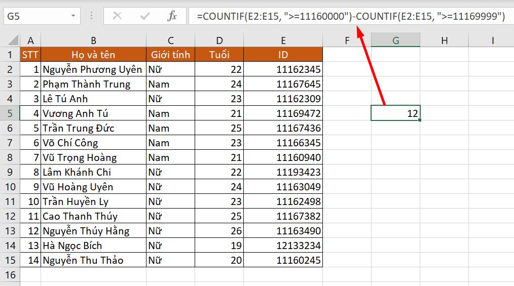 CÁCH KHẮC PHỤC KHI HÀM COUNTIF KHÔNG RA KẾT QUẢ